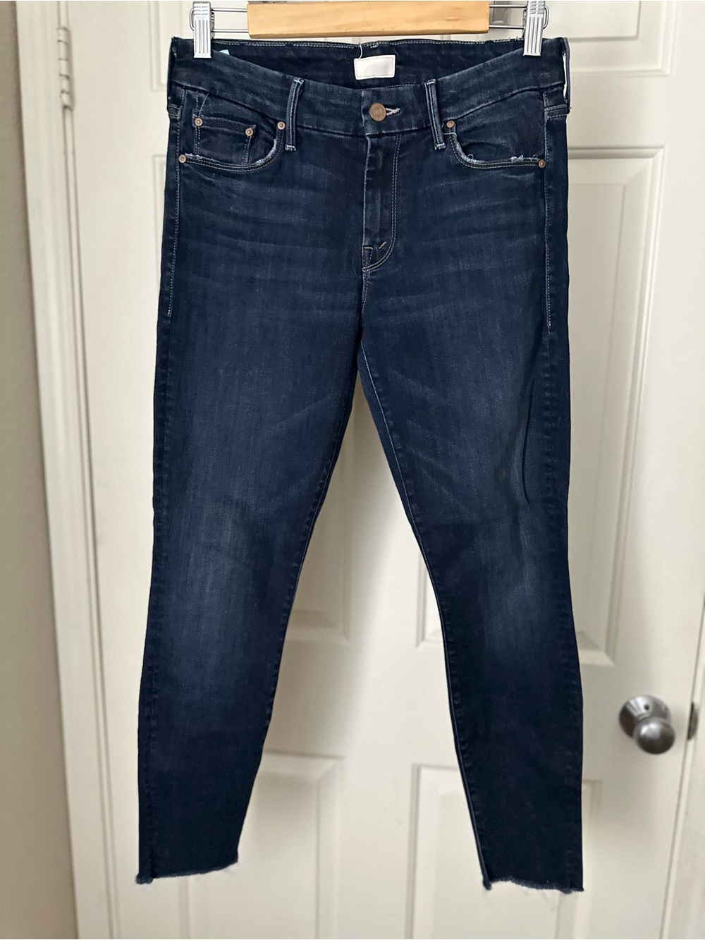 Mother The Looker Ankle Fray Jeans